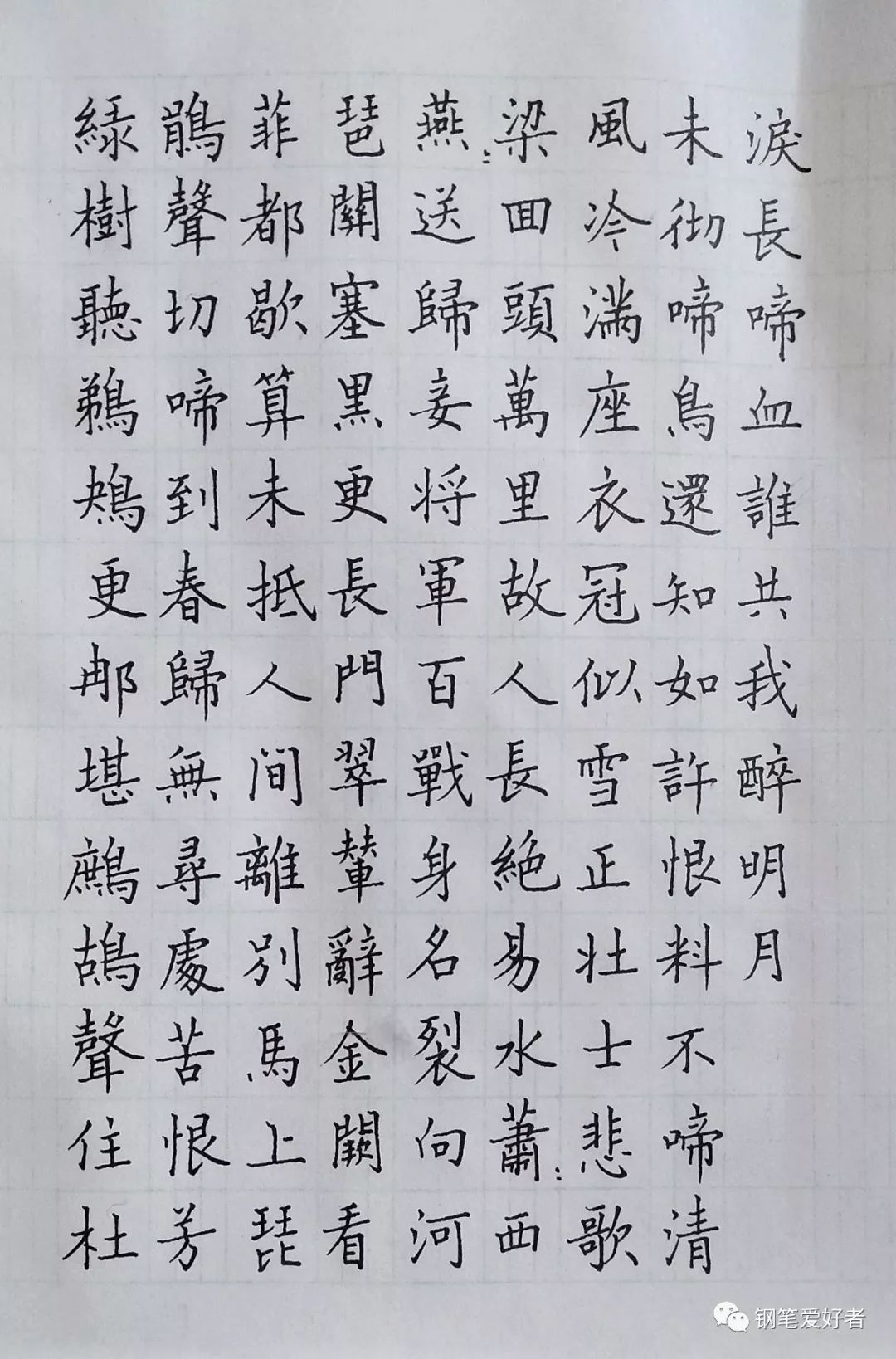辛弃疾钢笔字作品欣赏,钢笔字帖辛弃疾破阵子