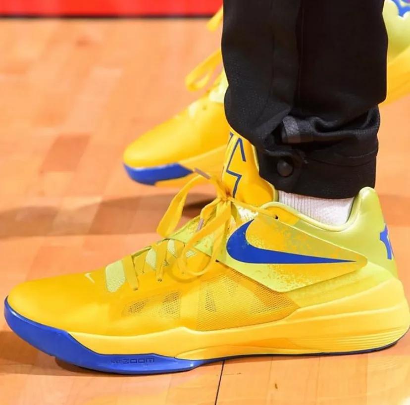 盘点nba球星上脚球鞋杜兰特篇,nba球员上脚的球鞋欧文