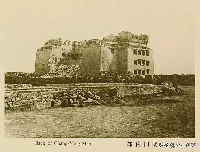 明清时期老北京安定门风貌,清末老北京的城门之永定门
