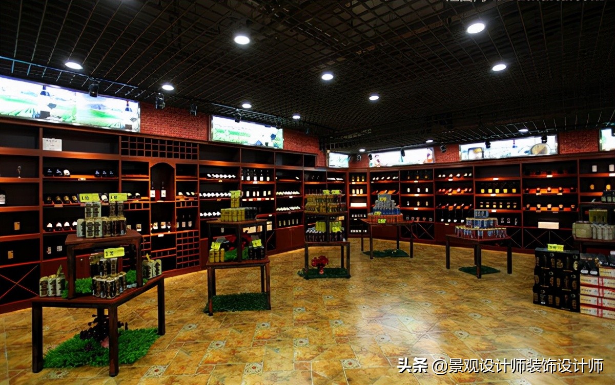 商场店铺设计案例图纸,超市设计图解大全