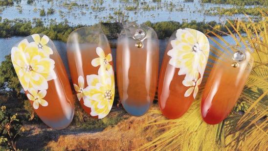 晕染美甲教程大全简单,法式晕染美甲教程美甲图片