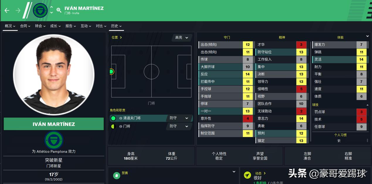 fm2020足球经理,fm2018里最强的门将谁