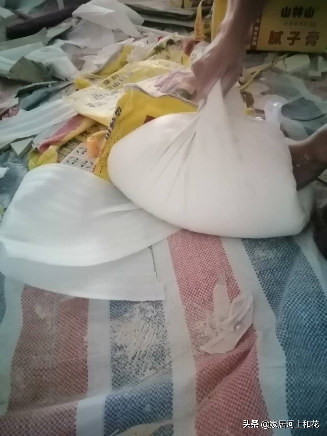 屋顶刮大白手法教程全过程,墙面刮大白教程全过程