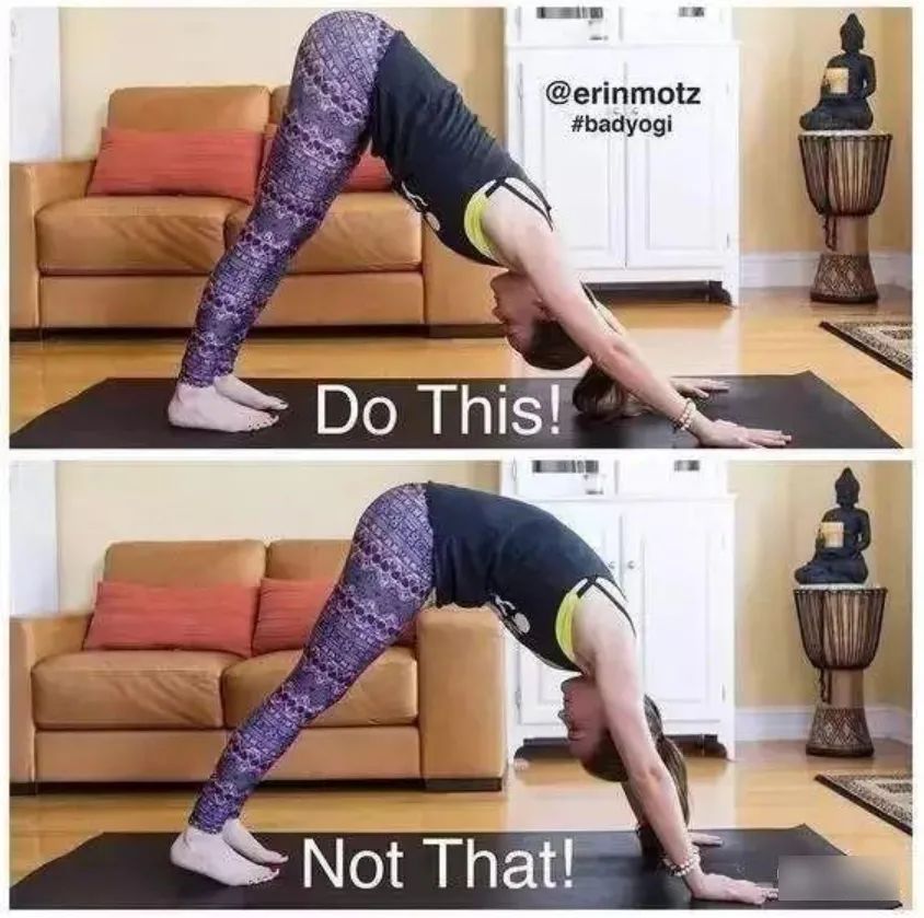 下犬式的脚后跟可以着地了,下犬式脚后跟触地