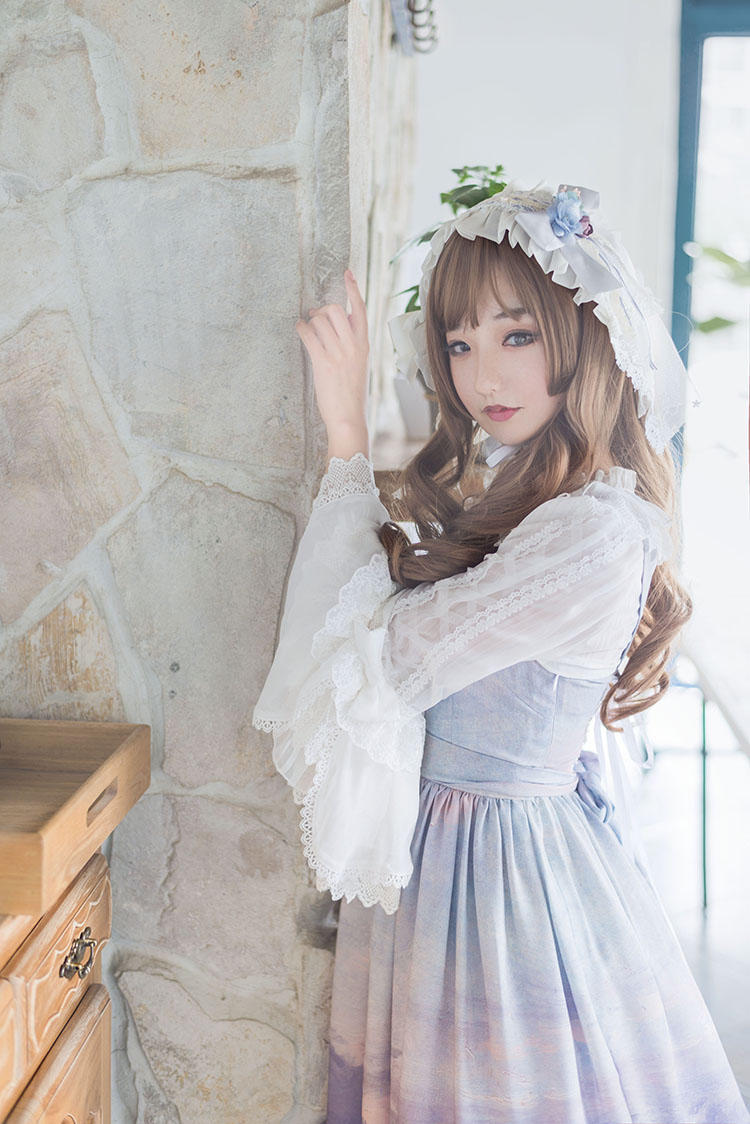 把中国文化穿在身上,洛丽塔油画