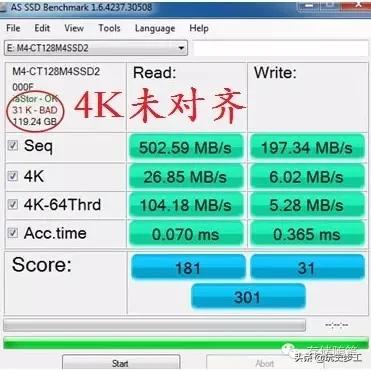 新ssd怎么4k对齐,ssd需要4k对齐吗