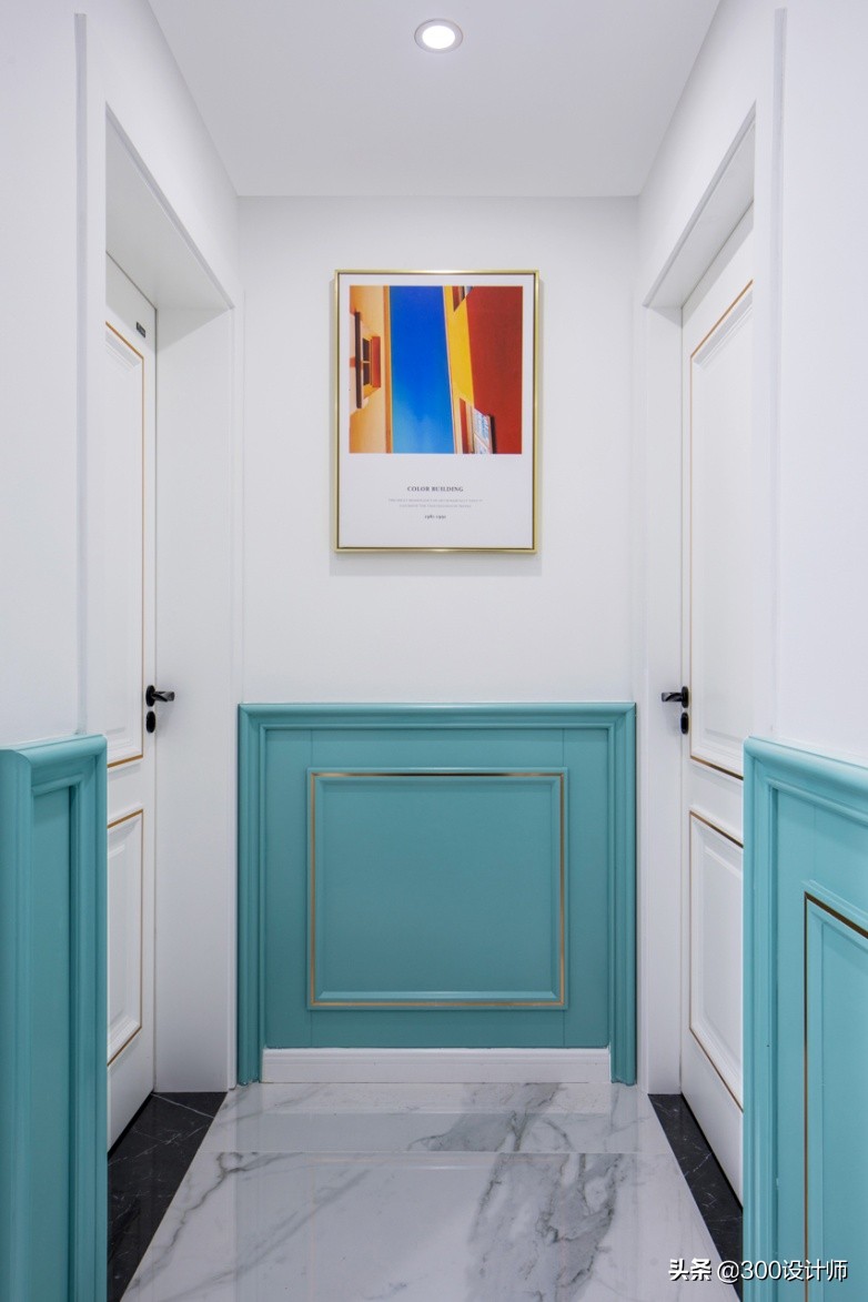 王城炫作品：125m²三室一厅，美式轻奢风，实用与颜值并存的空间