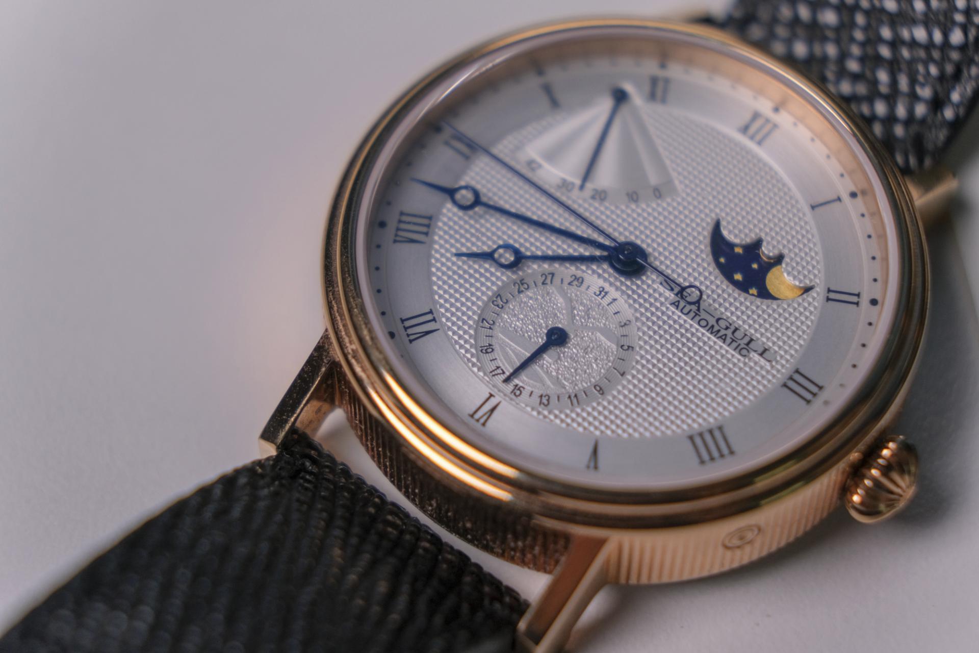 海鸥月相文创礼盒,海鸥月相系列机械腕表