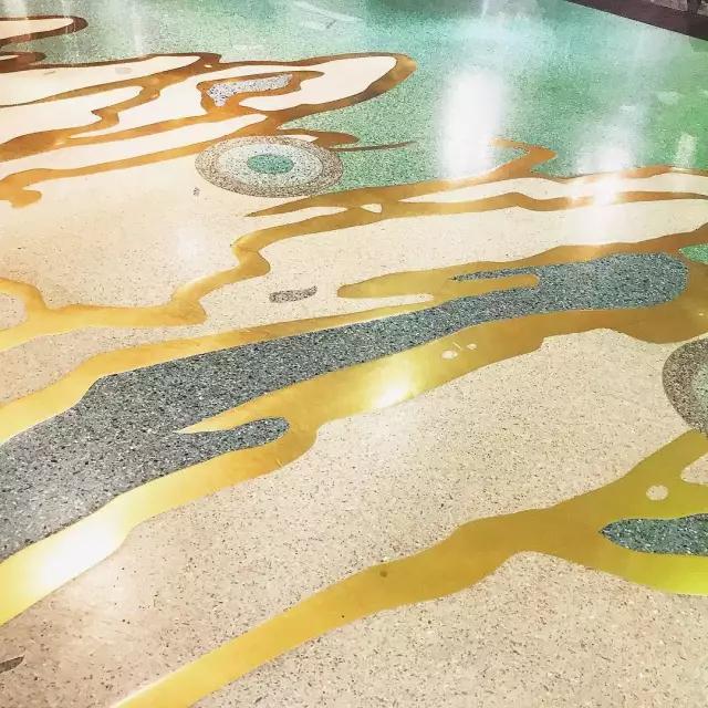 70年代的水磨石,古董水磨石