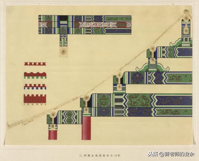 古建筑装饰彩画图片大全,古建彩画图案大全