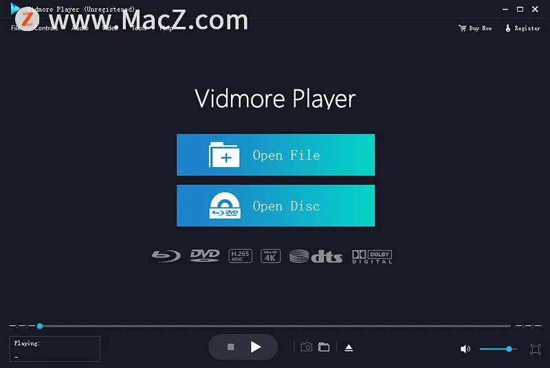 苹果Mac多功能蓝光*放播**器:VidmorePlayer