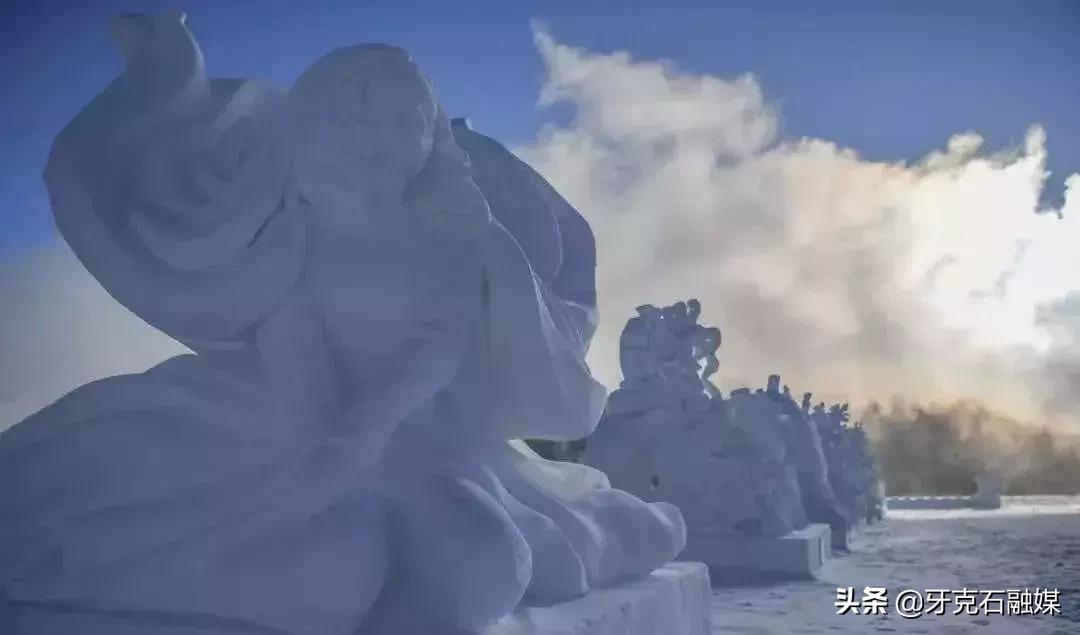 2019呼伦贝尔雪雕视频,哈尔滨2019雪雕大赛