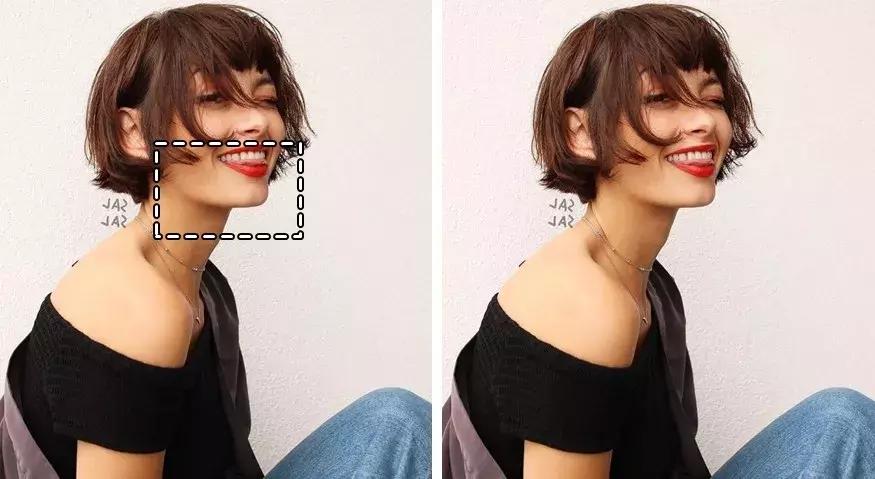 大脸宽脸剪短发好看吗,四十岁大脸女适合剪短发