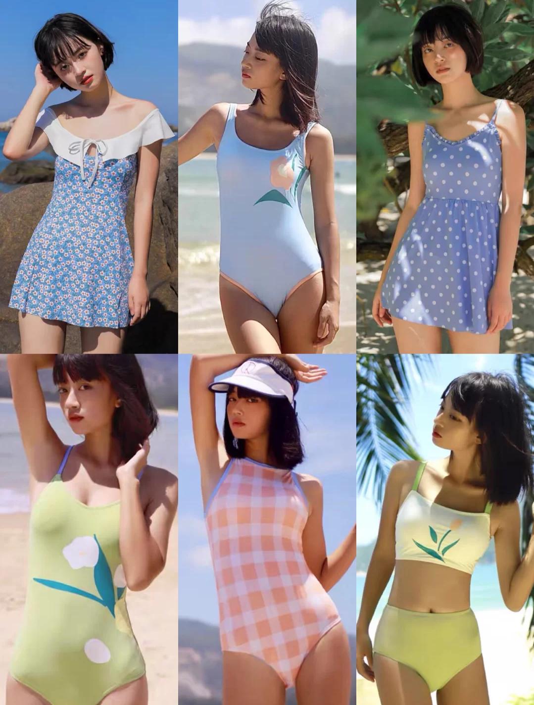 长袖泳衣女款显瘦遮肉高级感胖mm,温泉泳衣推荐胖mm显瘦遮肉200斤