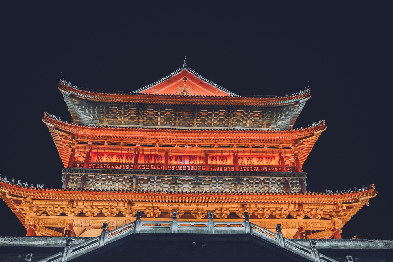 西安网红打卡地西安城墙,西安古城网红视频