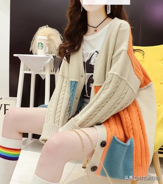 韩国2022春夏流行毛衣款式大全,今年韩国最流行的毛衣长款