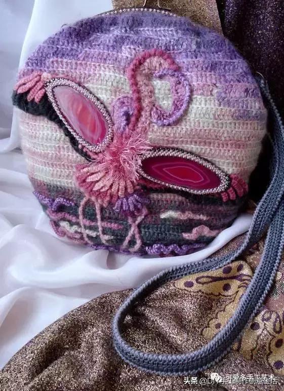 厉害了，极美爱尔兰钩花包包，看了这个才是真服气