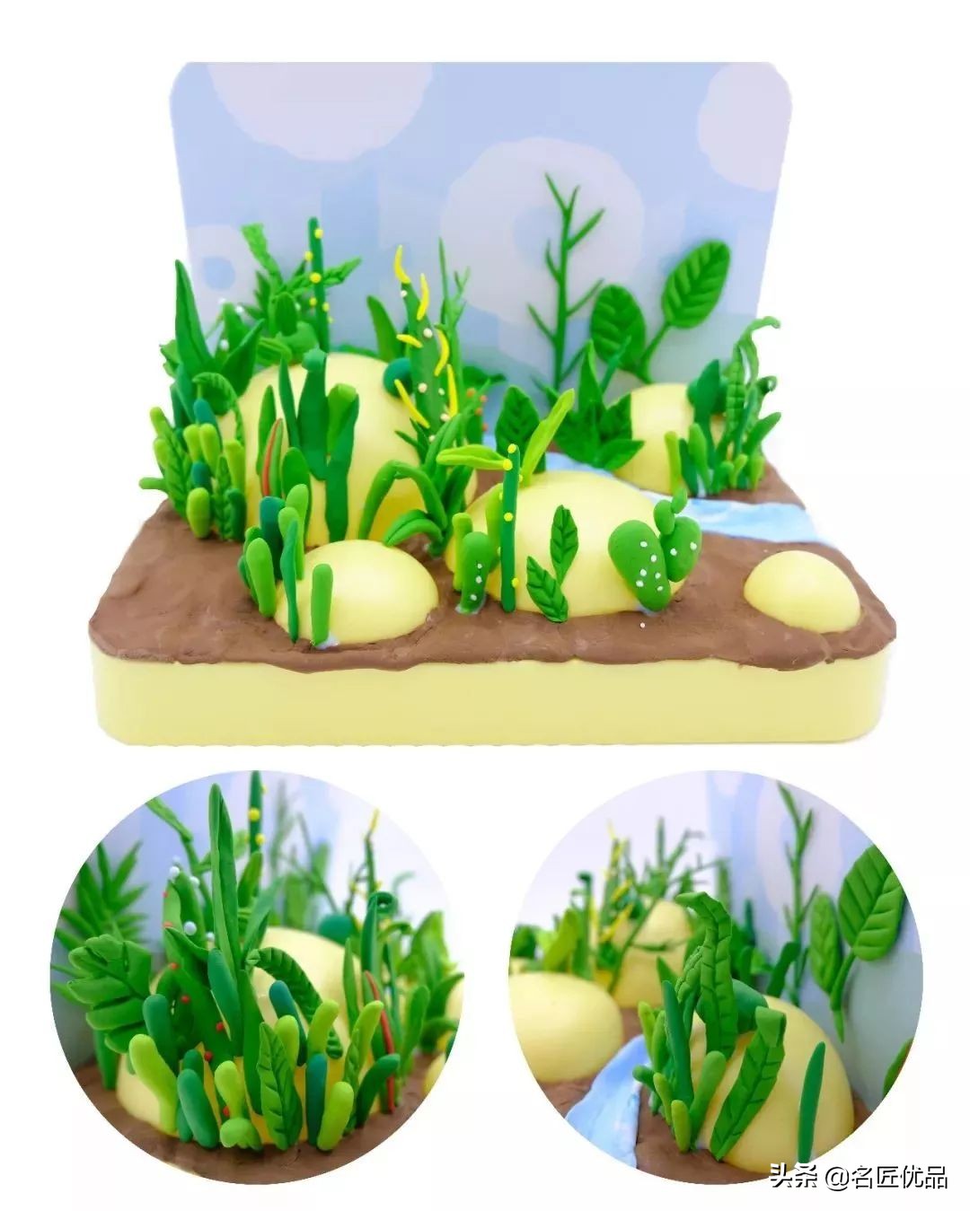 6-12岁手工粘土简单又漂亮食物,6-12岁手工粘土小人教程简单版