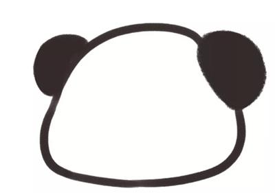 熊猫从台阶上滚下去的简笔画,动物简笔画教程熊猫