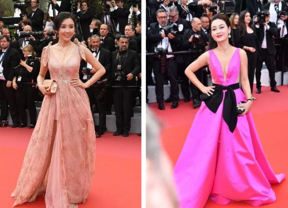 戛纳金棕榈霸王别姬红毯,戛纳电影节的红毯比拼还在继续