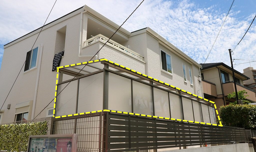 日本遮丑晾衣区设计,阳台搭建晾衣棚