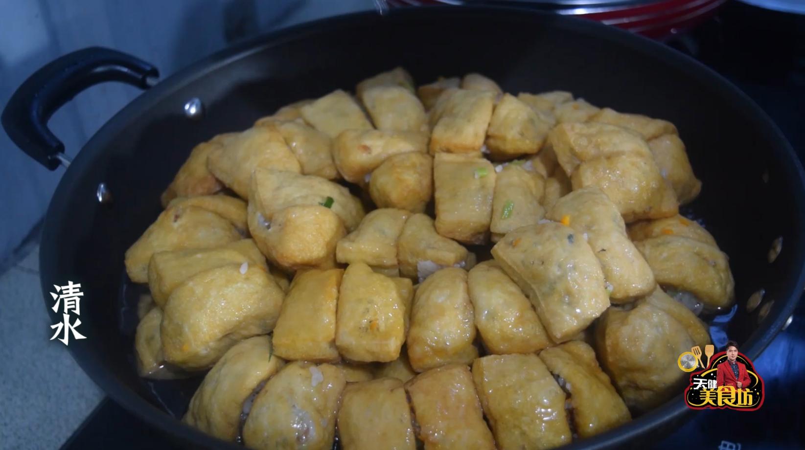 爱吃豆腐的朋友请收藏,糯米饭酿豆腐真的绝了