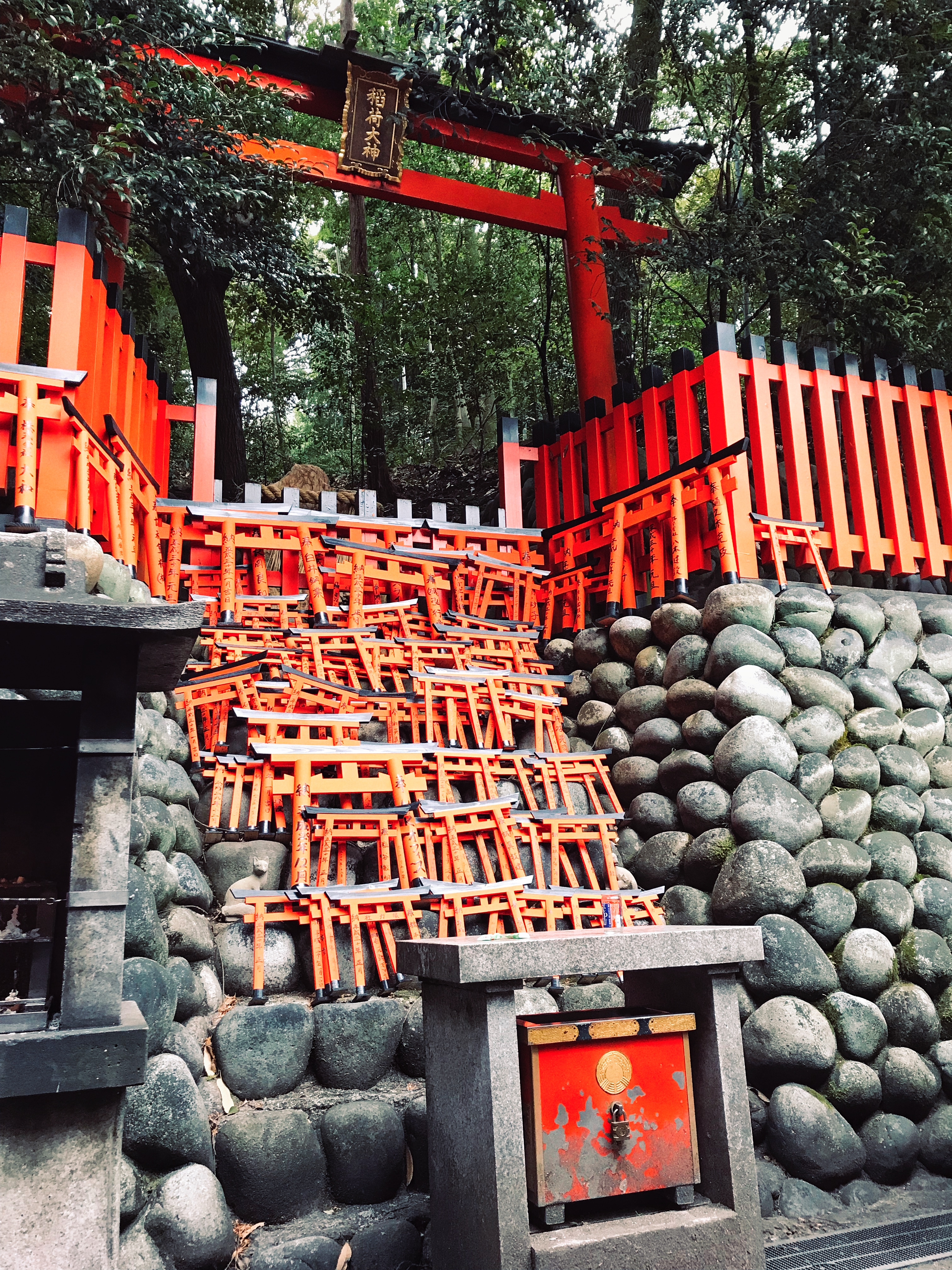 京都伏见稻荷大社宿游,京都必打卡伏见稻荷大社千本鸟居