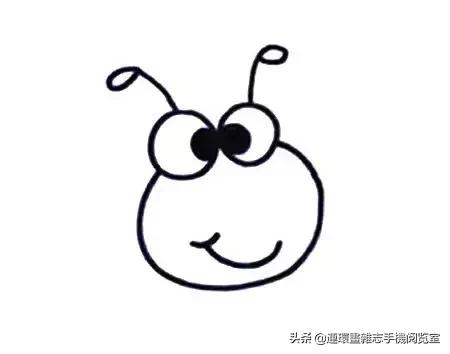 可爱的小昆虫简笔画,我认识的昆虫简笔画