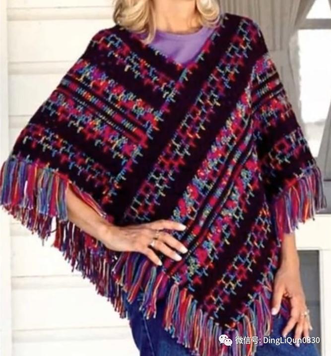 高档蕾丝钩花斗篷披肩防晒衣,针织披肩花样图片大全