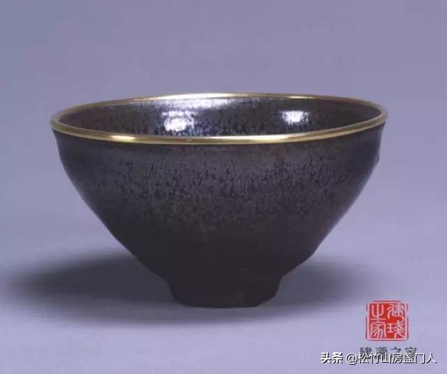日本收藏的建盏天目曜变,日本国宝级老宋代建盏