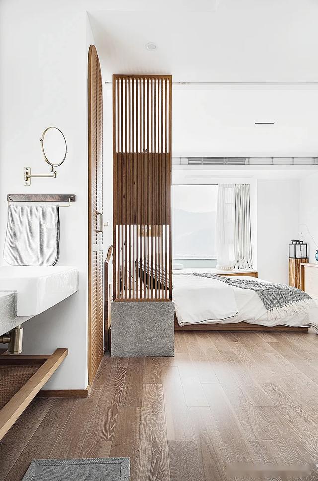 原木风吊顶效果图客厅简约,简约原木风