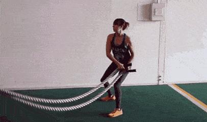 战绳和跑步哪种燃脂最好,运动战绳燃脂效果