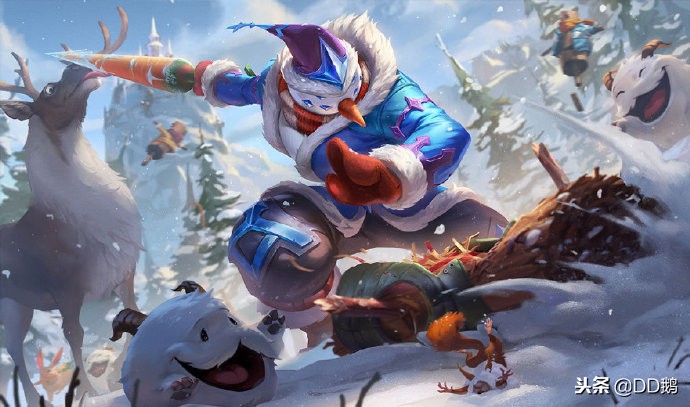 2021年冰雪节皮肤,lol蒙多冰雪节皮肤视频