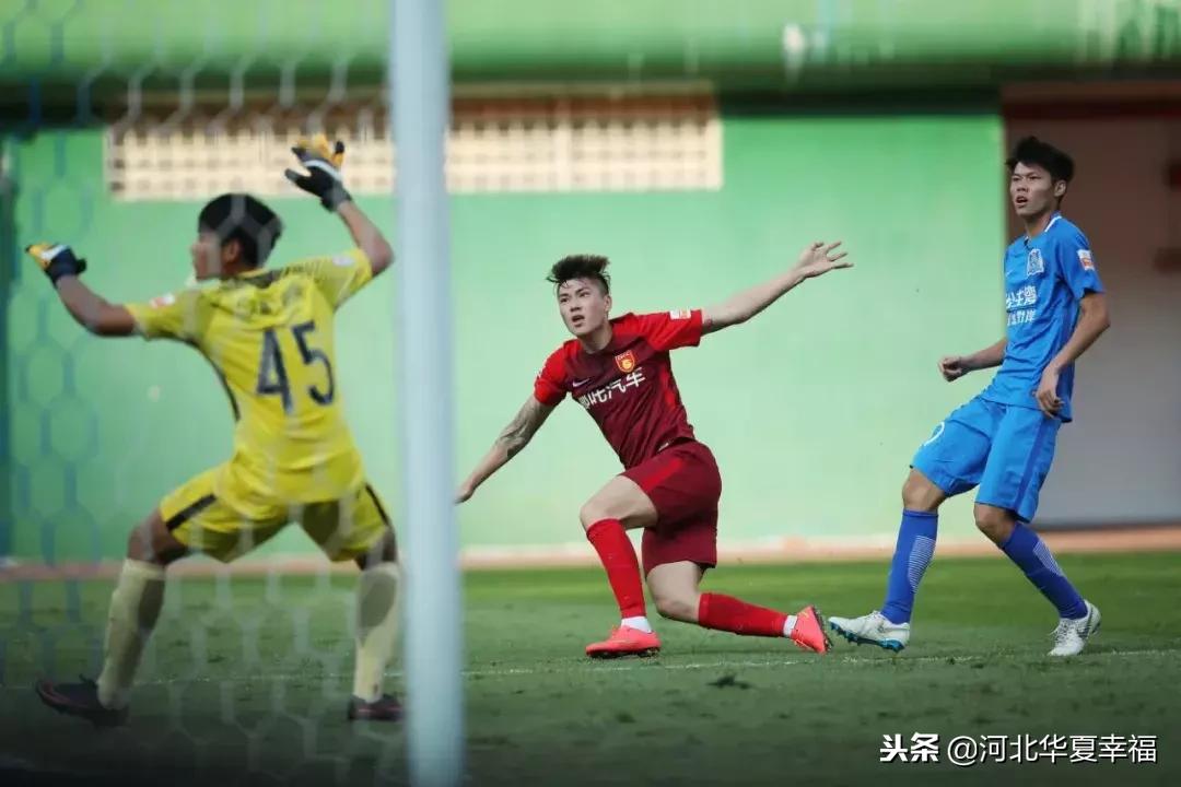广州富力vs河北华夏幸福2比2,张利峰进球