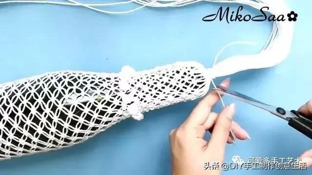 编绳杯套,编绳防烫杯套