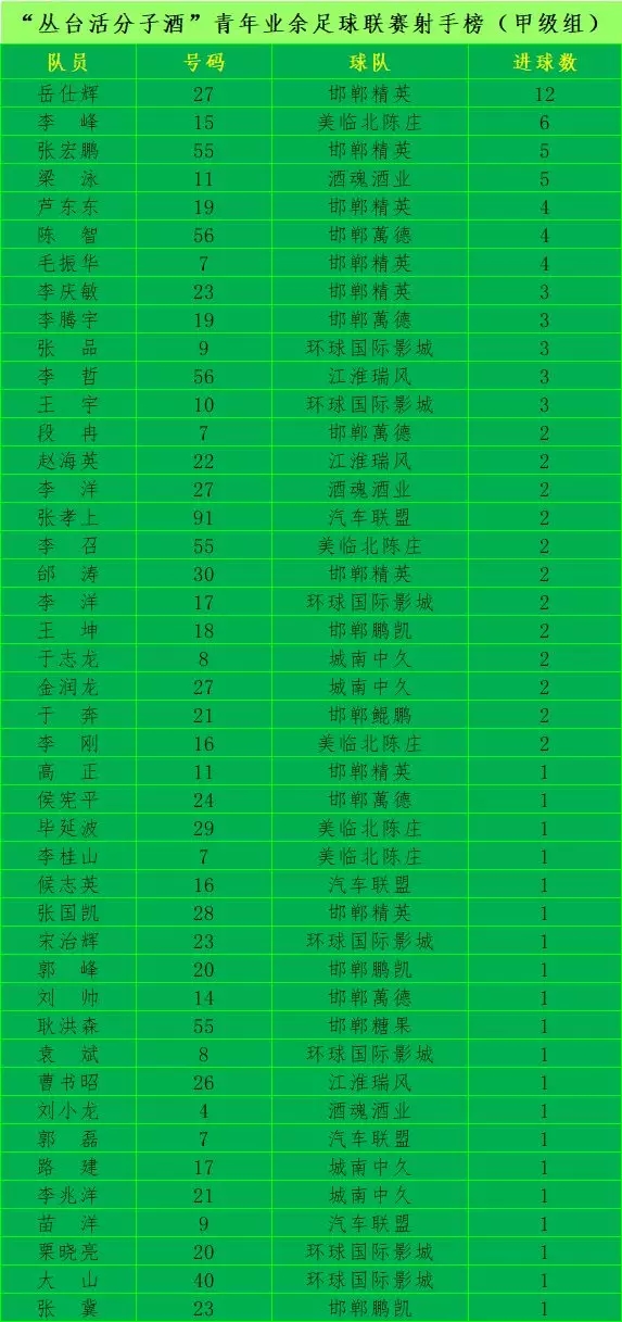 2019年邯郸市“丛台活分子酒”青年业余足球联赛第七轮战罢