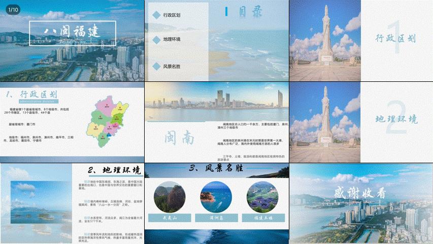 我用一张图，就搞定一整份福建省PPT，看完只想连夜订机票