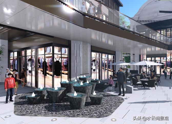 武汉商业街区景观设计思路,武汉商业街景观设计