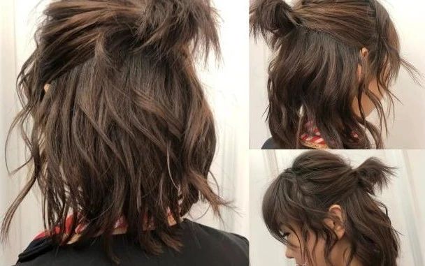 发髻烫小卷发型短发,发型欣赏超美减龄发髻烫