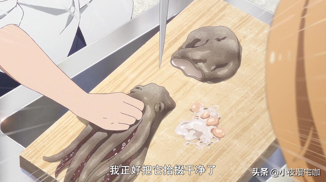 女主钓上个绅士八爪鱼，它被做成生鱼片不冤！《放学后海堤日记》