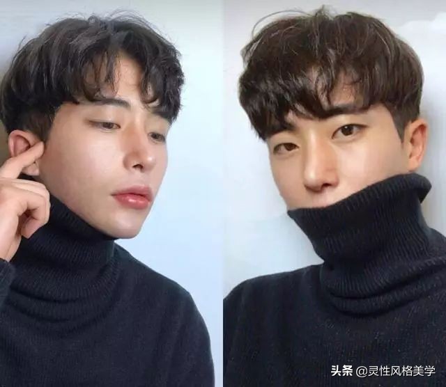 男生自然蓬松烫发型,男生自然蓬松烫图片