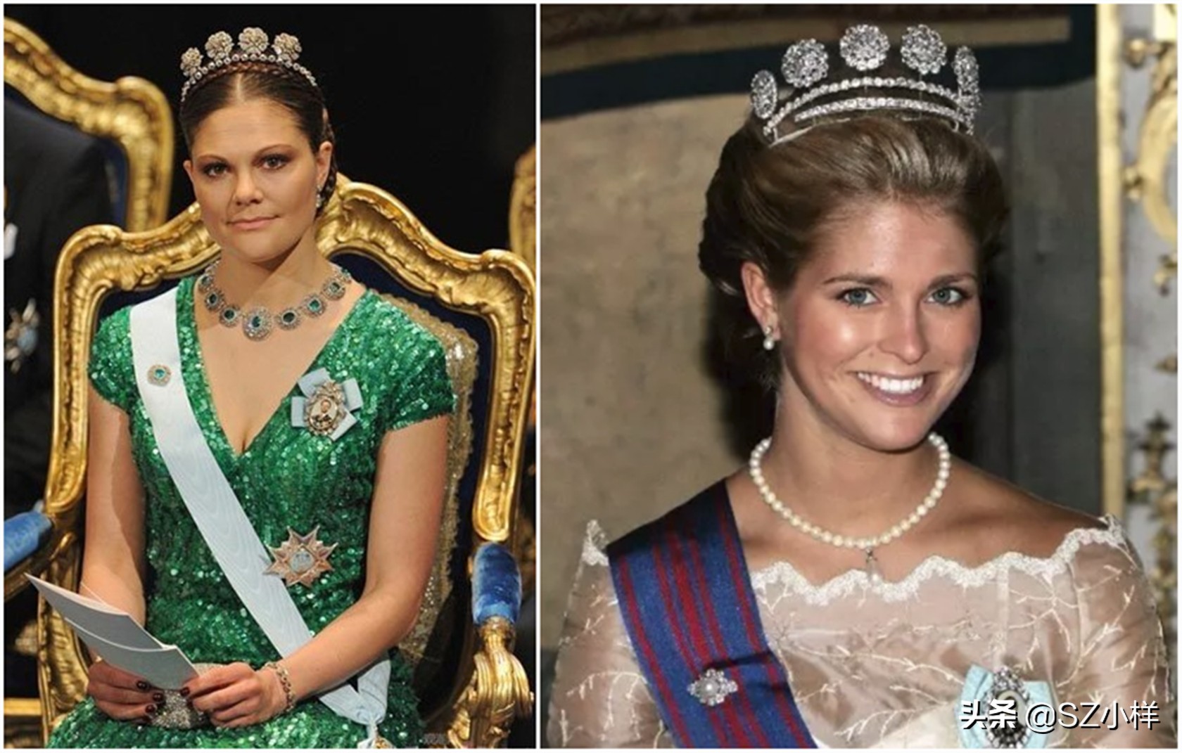 欧洲各国王室珠宝富贵逼人,瑞典王室丹麦王室珠宝