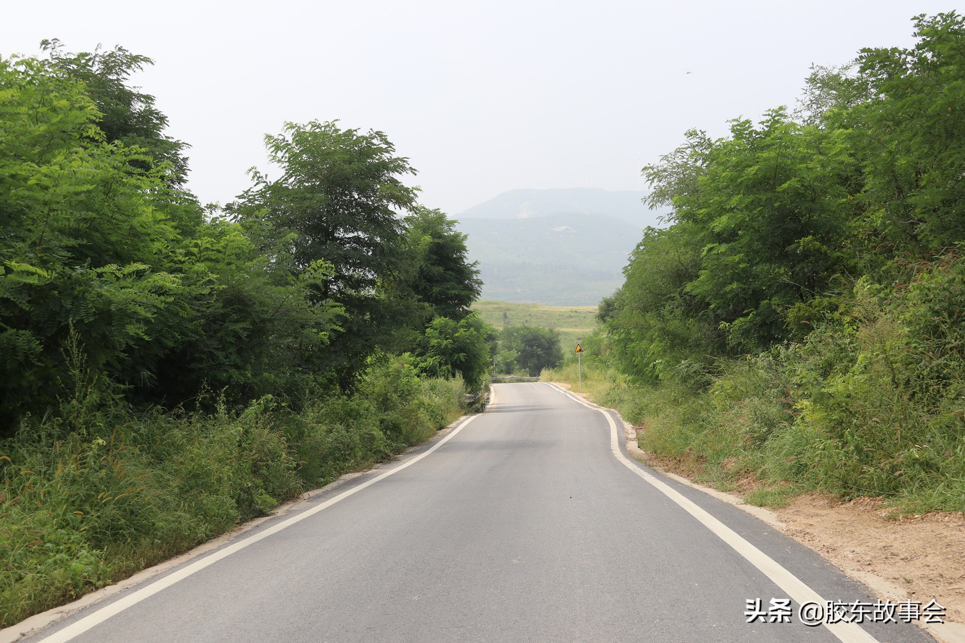 莱阳市胶东乡村游记,航拍胶东丘陵深处的一个小山村