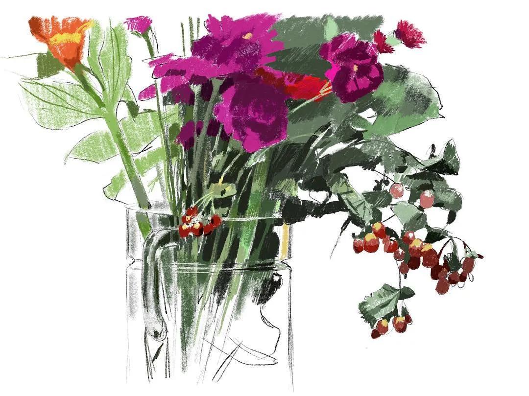 酣畅淋漓的水彩,酣畅淋漓水彩