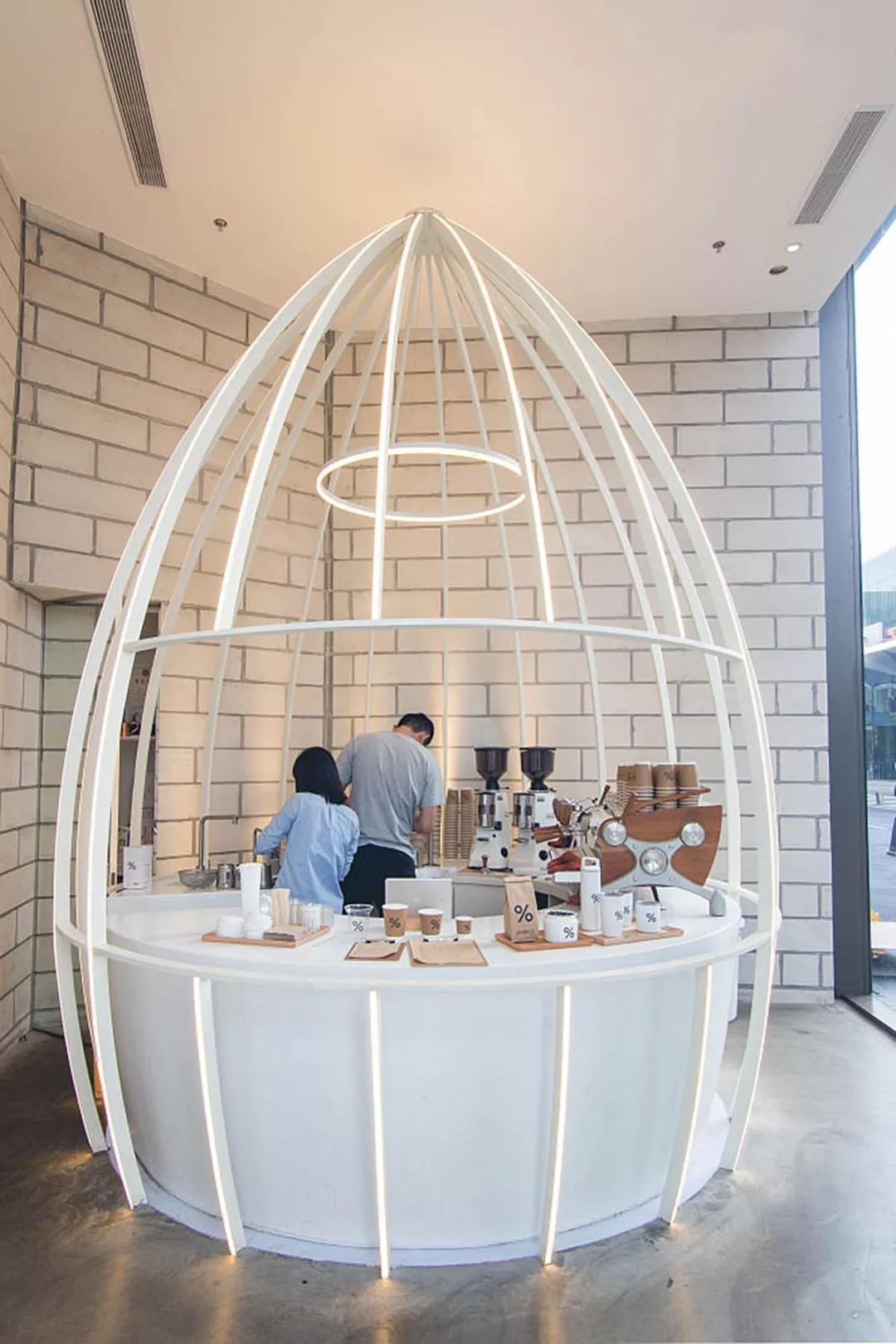 上海神秘咖啡品牌%Arabica，日本设计师青山周平、佐藤大亲自操刀