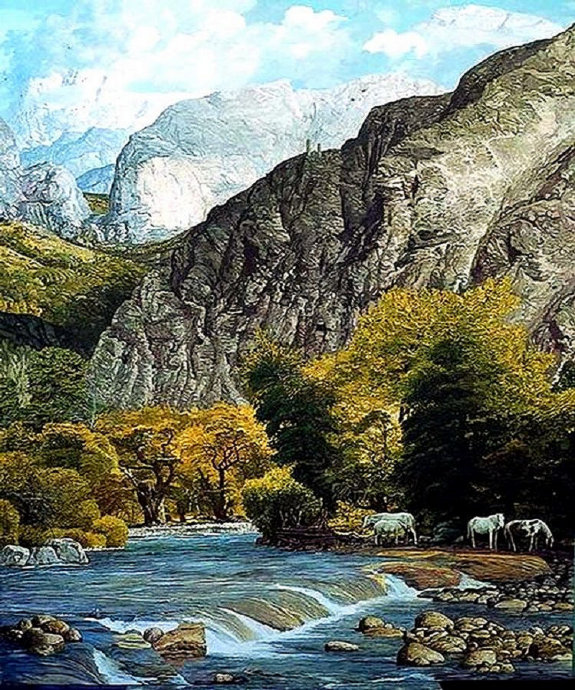 何冠林油画作品大全,何冠霖油画高清大图