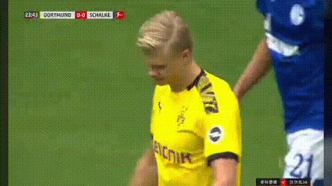 20-21赛季哈兰德德甲进球,德甲第18轮哈兰德首发