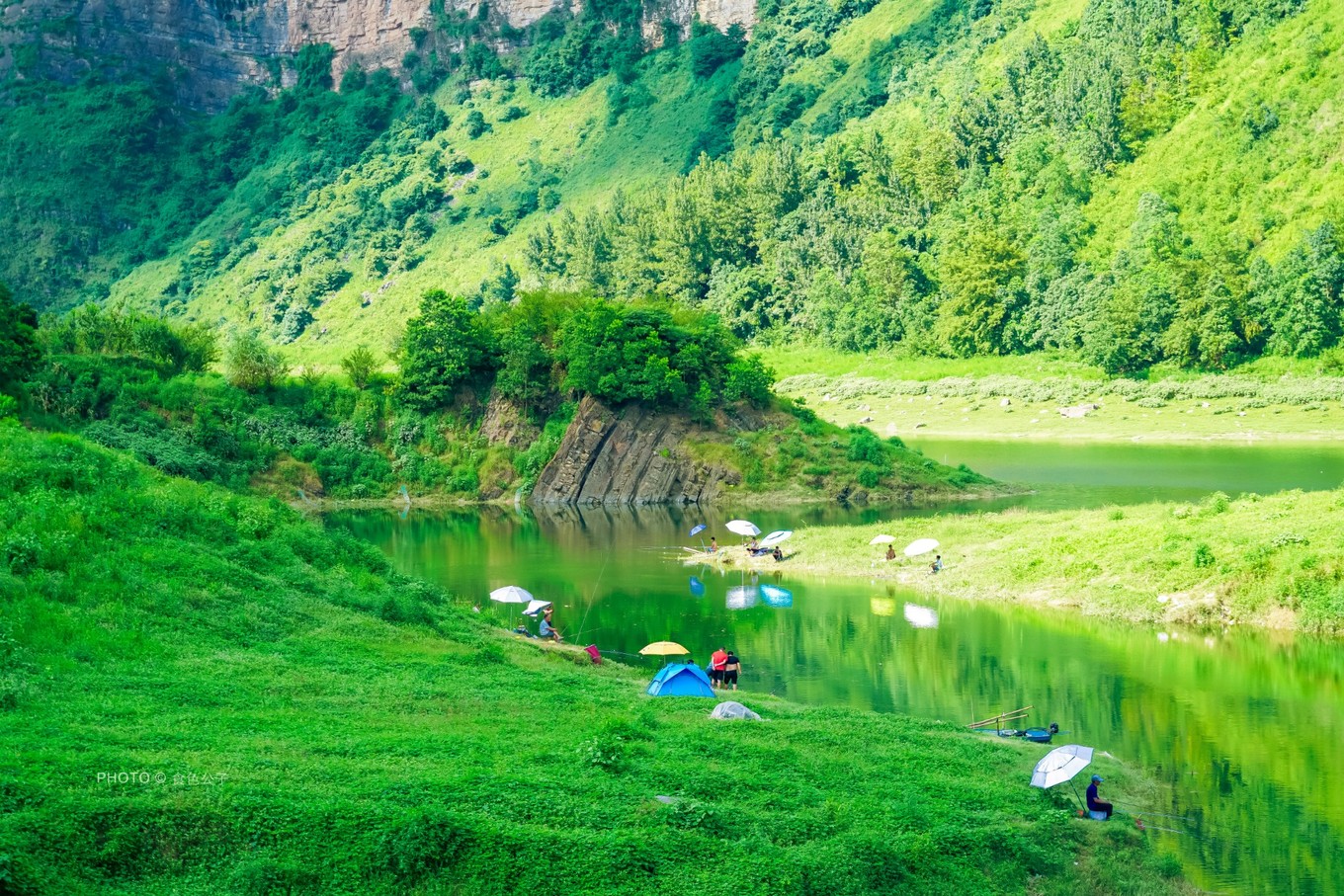 千里乌江画廊最美景点,游览贵州乌江十里画廊