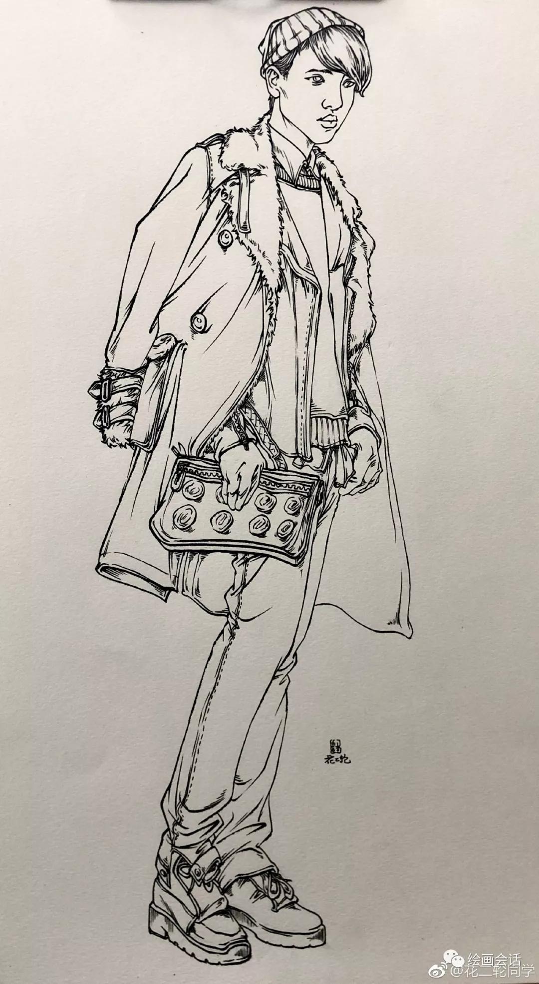 简单钢笔山水速写临摹图片,钢笔速写临摹推荐