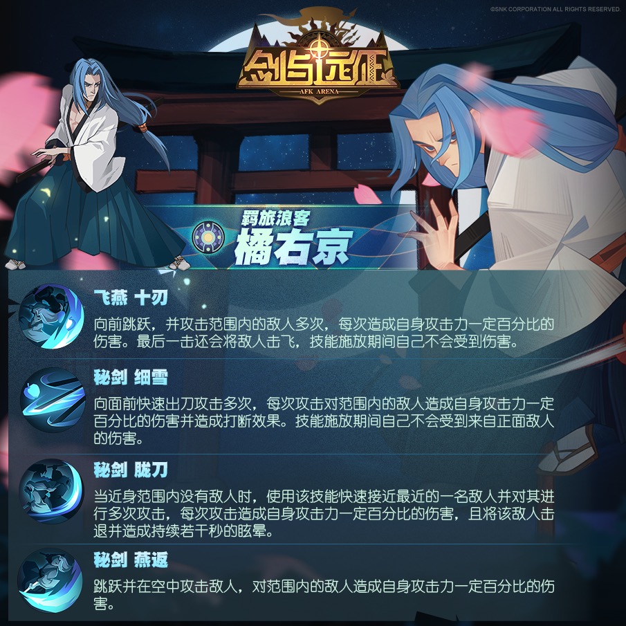 snk橘右京授权,snk英雄橘右京值得买吗